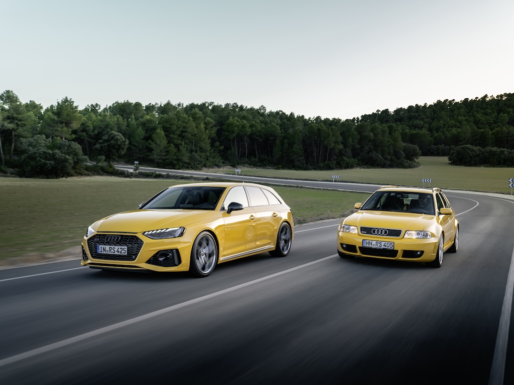 Audi RS 4 Avant i 25 års jubilæumsudgave
(Foto: Audi Sport)